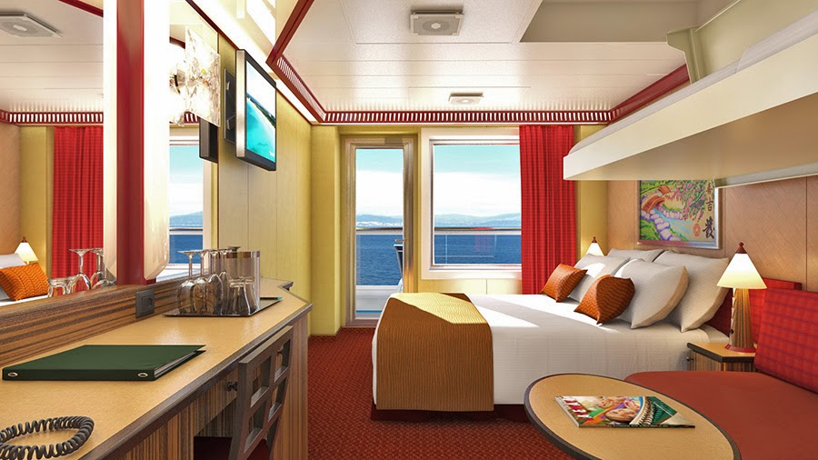 MyCruise Carnival Magic Kahytter Balkon BX1
